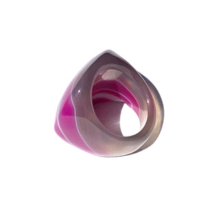 Pink Agate ring