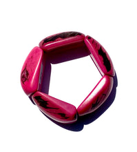 Load image into Gallery viewer, Pink Amazonian Jarina seed bracelet
