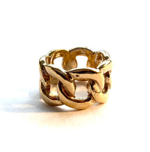 Load image into Gallery viewer, Chunky chain ring, brass
