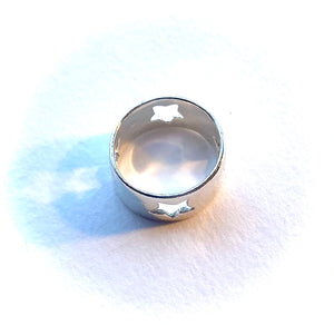 Star ring, silver