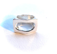 Load image into Gallery viewer, Rec ring, silver

