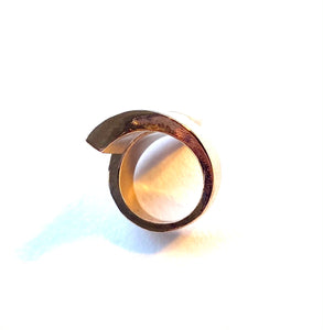 Spiral ring, brass