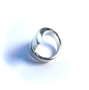 Spiral ring, silver
